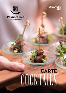 Carte cocktails- PasssionFroid distributeur alimentaire pour la restauration commerciale