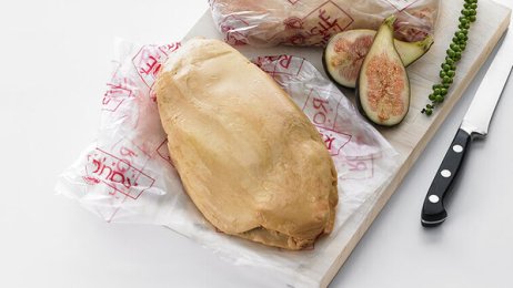 Foie gras de canard cru extra gastronomie déveiné "sélection" sous papier 350/550 g FGF Rougié | Grossiste alimentaire | PassionFroid