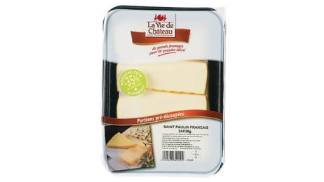 Saint Paulin prédécoupé 30 g 26% MG 720 g La Vie de Château | Grossiste alimentaire | PassionFroid