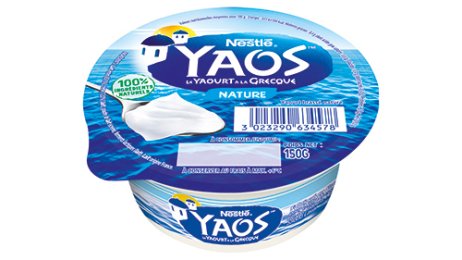 Yaos yaourt à la Grecque nature 150 g Nestlé | Grossiste alimentaire | PassionFroid