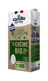 Crème liquide BIO 30% MG 1 L Candia | Grossiste alimentaire | PassionFroid - 2