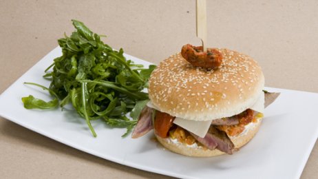 Recette : Burger de canard et tomates confites - PassionFroid