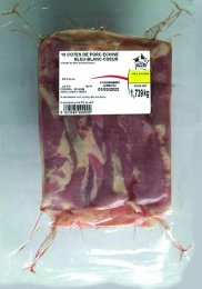 Côte de porc échine VPF 140/160 g Bleu-Blanc-Cœur | Grossiste alimentaire | PassionFroid - 2