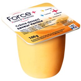 Crème dessert saveur vanille riche en protéines 100 g Force + | Grossiste alimentaire | PassionFroid - 2