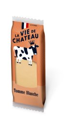 Tomme blanche préemballée 27% MG 25 g La Vie de Château | Grossiste alimentaire | PassionFroid