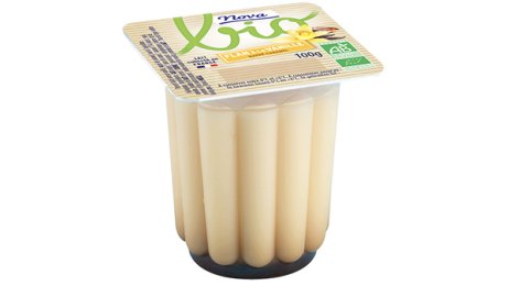 Flan saveur vanille nappé de caramel BIO 100 g Nova | Grossiste alimentaire | PassionFroid