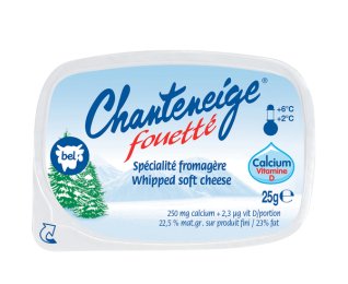 Chanteneige fouetté nature 22,5% MG 25 g Bel | Grossiste alimentaire | PassionFroid - 2