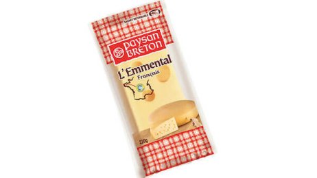 Emmental 29% MG 220 g Paysan Breton | Grossiste alimentaire | PassionFroid