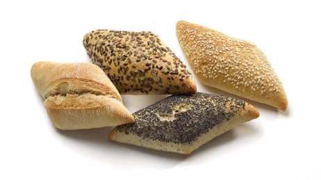 Mix de 4 pains losanges précuits sur sole 55 g | Grossiste alimentaire | PassionFroid