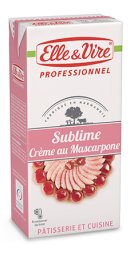 Crème Sublime au Mascarpone 36,5% MG UHT 1 litre Elle et Vire | Grossiste alimentaire | PassionFroid - 2