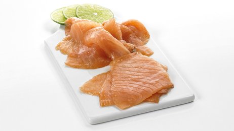 Tranchettes de saumon fumé décongelé 500 g | Grossiste alimentaire | PassionFroid