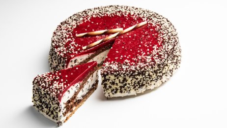 Gâteau stracciatella à la cerise 1,4 kg | Grossiste alimentaire | PassionFroid