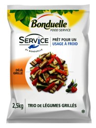 Trio de légumes grillés service 2,5 kg Bonduelle | Grossiste alimentaire | PassionFroid - 2