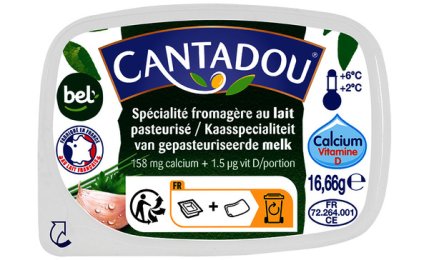 Cantadou ail et fines herbes 22,5% MG 16,66 g Bel | PassionFroid - 2