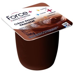 Crème dessert chocolat riche en protéines 100 g Force + | Grossiste alimentaire | PassionFroid - 2