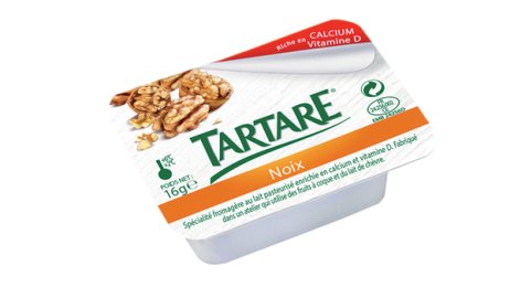 Tartare barquette aux noix enrichi en calcium et vitamine D 22,3% MG 16 g | Grossiste alimentaire | PassionFroid