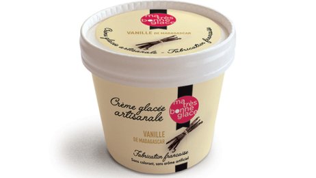 Petit pot crème glacée vanille Bourbon de Madagascar 100 mL / 60 g Ma Très Bonne Glace | PassionFroid