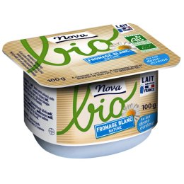 Fromage blanc nature BIO 3,6% MG 100 g | Grossiste alimentaire | PassionFroid