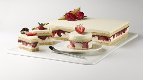 Demi-cadre fraisier pâtissier 2,65 kg | PassionFroid