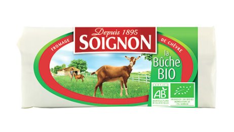 Bûche de chèvre BIO 23% MG 180 g Soignon | PassionFroid