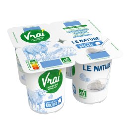Spécialité laitière nature au lait de brebis BIO 120 g Vrai | Grossiste alimentaire | PassionFroid - 2