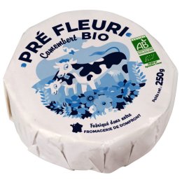 Camembert BIO 21% MG 250 g Pré Fleuri | Grossiste alimentaire | PassionFroid