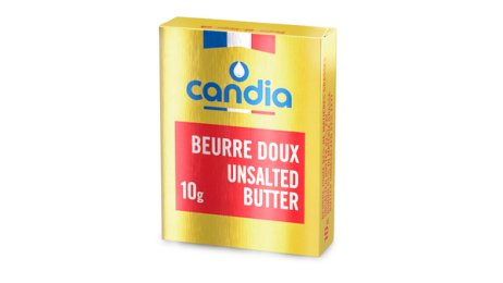 Beurre micropain doux 82% MG 10 g Candia | Grossiste alimentaire | PassionFroid - 2