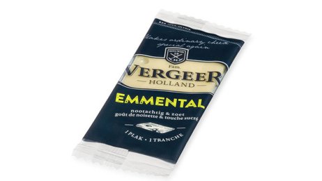 Emmental préemballé 28,5% MG 25 g Vergeer Holland | Grossiste alimentaire | PassionFroid