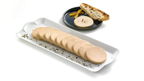 Bloc de foie gras de canard tranché 10 x 30 g Rougié | Grossiste alimentaire | PassionFroid