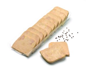 Bloc de foie gras de canard 30% morceaux tranché 10 x 40 g Rougié | Grossiste alimentaire | PassionFroid - 2