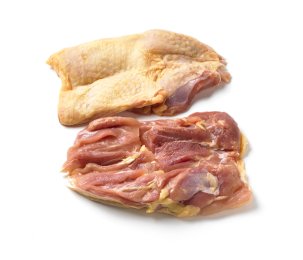 Cuisse de poulet jaune sans os avec peau 150 g | Grossiste alimentaire | PassionFroid