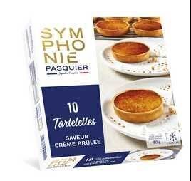 Tartelette saveur crème brûlée 85 g Symphonie Pasquier | Grossiste alimentaire | PassionFroid - 2