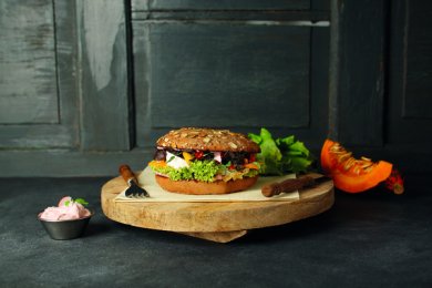 Pain burger gourmet au potiron 100 g | Grossiste alimentaire | PassionFroid - 2