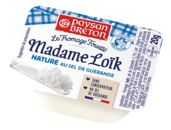 Le Fromage Fouetté Mme Loïk nature 24% MG 20 g Paysan Breton | Grossiste alimentaire | PassionFroid - 2