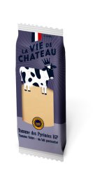 Tomme noire des Pyrénées IGP préemballée 30 % MG 30 g La Vie de Château | Grossiste alimentaire | PassionFroid