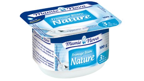 Fromage blanc nature 3,7% MG 100 g Mamie Nova | Grossiste alimentaire | PassionFroid
