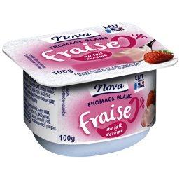 Fromage blanc aux fruits parfums panachés 0% MG 100 g Mamie Nova | Grossiste alimentaire | PassionFroid - 2