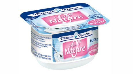 Fromage blanc Légèreté nature 0% MG 100 g Mamie Nova | PassionFroid