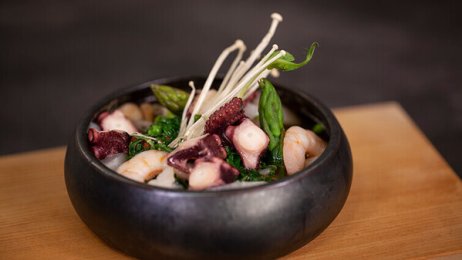Recette : Octopus poke bowl, bouillon brûlant - PassionFroid