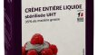 Crème liquide 35% MG UHT 1 L Sélection du Quotidien | Grossiste alimentaire | PassionFroid - 2