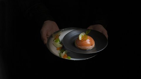 Recette : Dôme de saumon, de panais au citron noir et aux petits légumes d&#039;antan - PassionFroid