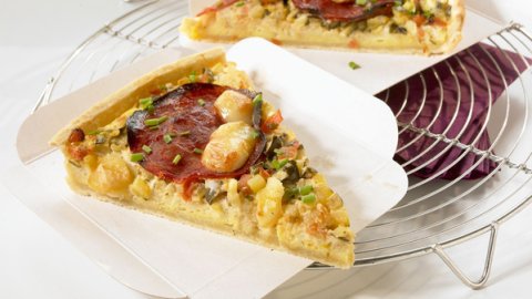 Recette : La tarte chorizo-courgette - PassionFroid