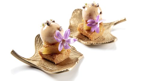 Recette : Bille de foie gras aux pommes vertes - PassionFroid
