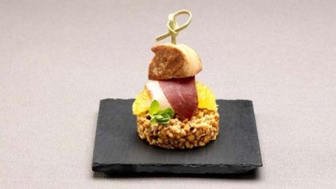Recette : Pressé de noix de cajou, magret fumé et foie gras - PassionFroid