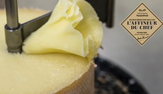 Tête de moine au lait cru AOP affinée L'Affineur du Chef - PassionFroid distributeur alimentaire pour les professionnels de la restauration