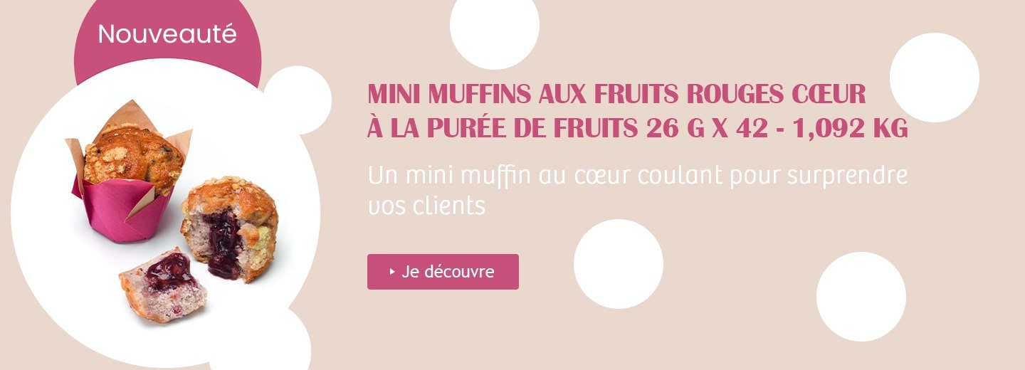 Mini muffins fruits rouges